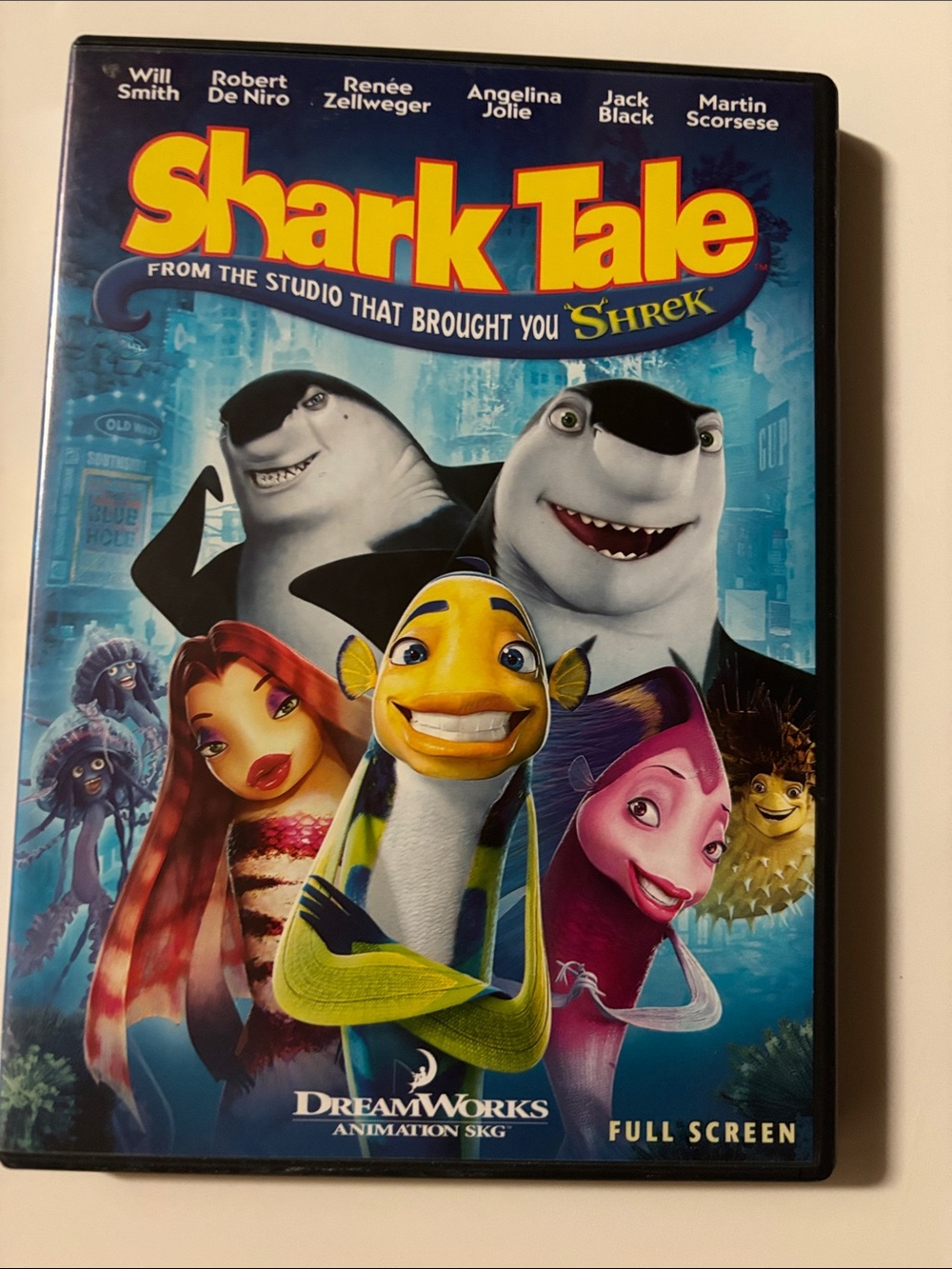 DreamWorks Shark Tale DVD - Blue, Yellow, Pink